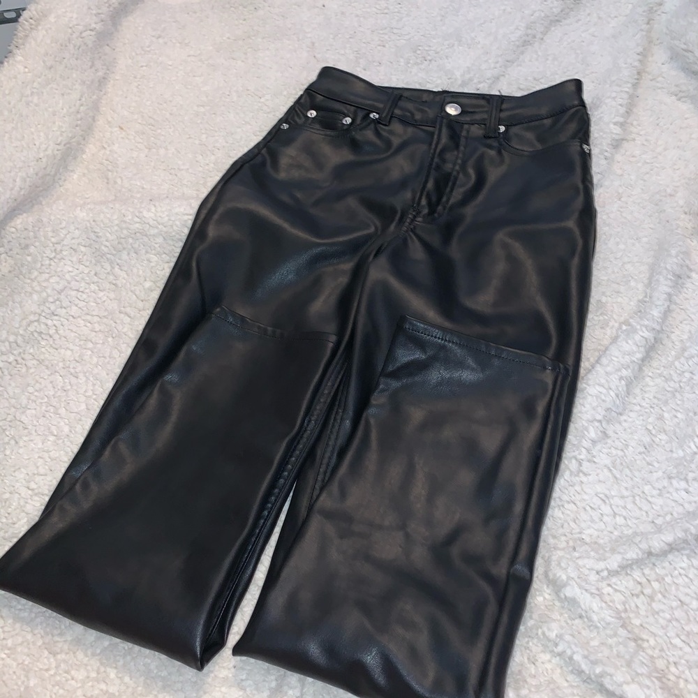 Faux Leather Pants